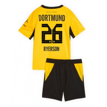 Borussia Dortmund Julian Ryerson #26 Maglia Gara Casa Repliche 2026-27 Bambino Maniche Corte